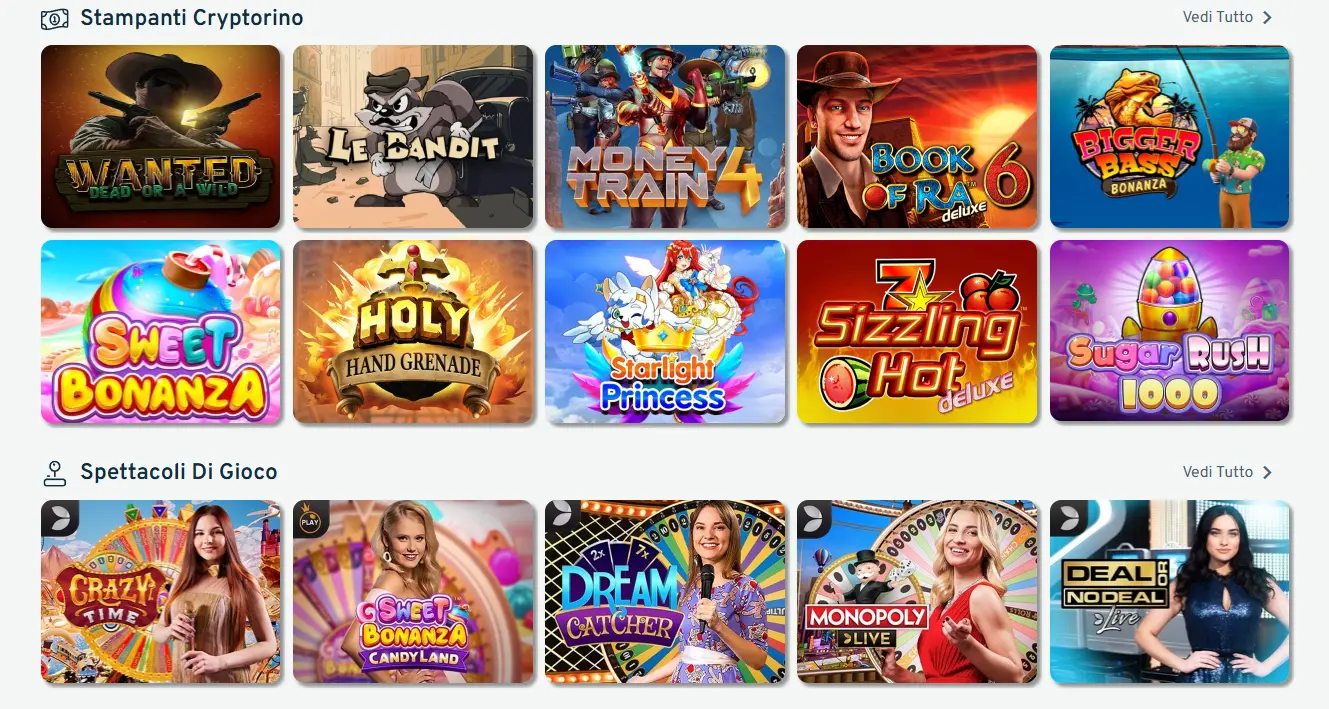 Crypto casino online: giochi e scommesse sportive - scopri le opzioni disponibili